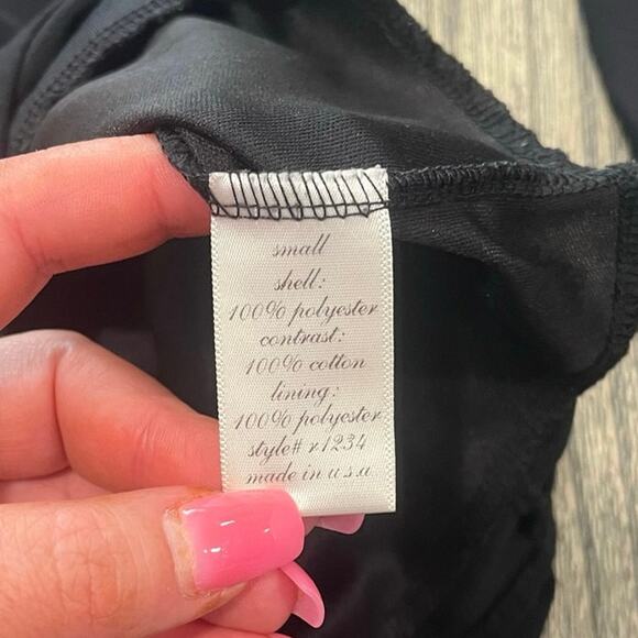 Miami Womens Romper Long Sleeves Off The Shoulder Crochet Design Black Size S - Picture 2 of 5